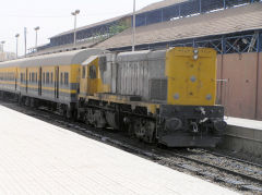 
ENR, Egyptian national Railways, No 3973 at Luxor Station, June 2010